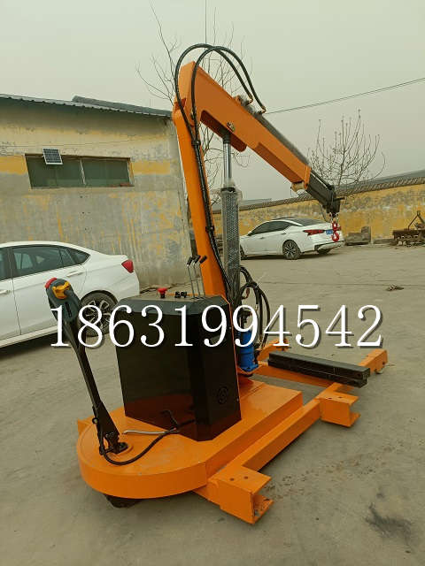 栾城区自卸车厢随车吊 自制轮式四不像起重机 四驱平板吊 5吨 贵盛